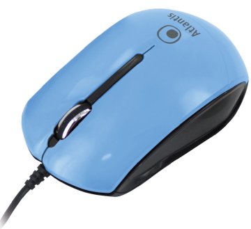 Atlantis Land P009-KM23-BL mouse Ufficio Ambidestro USB tipo A Ottico 1000 DPI