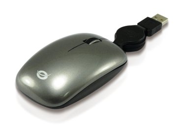 Conceptronic CLLM3BTRV mouse Viaggio Ambidestro USB tipo A Ottico 800 DPI