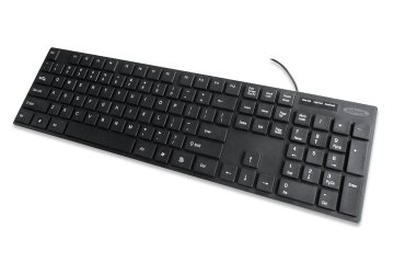 Ednet 86312 tastiera Ufficio USB Tedesco Nero