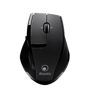 Atlantis Land P009-TX6600-G mouse Ufficio RF Wireless Ottico 1600 DPI