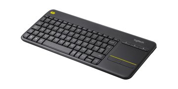 Logitech K400 Plus Tv tastiera Universale RF Wireless QWERTY US International Nero