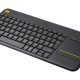 Logitech K400 Plus Tv tastiera Universale RF Wireless QWERTY US International Nero 2