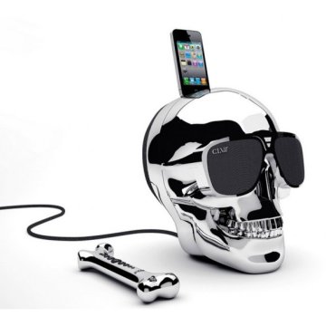 Jarre Technologies AeroSkull Chrome docking station per dispositivo mobile Smartphone Cromo