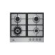 Beko HIAW 64225 SX piano cottura Acciaio inox Da incasso Gas 4 Fornello(i) 2