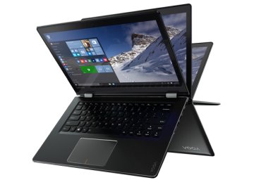 Lenovo Yoga 510-14AST AMD A9 A9-9410 Ibrido (2 in 1) 35,6 cm (14") Touch screen HD 4 GB DDR4-SDRAM 500 GB HDD AMD Radeon R5 M430 Wi-Fi 5 (802.11ac) Windows 10 Home Nero