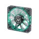 BitFenix Spectre Pro LED Green 120mm Case per computer Ventilatore 12 cm Verde, Trasparente 2