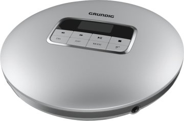 Grundig CDP 6600 Lettore CD portatile Nero, Argento