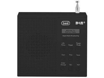 Trevi DAB 791 R Portatile Digitale Nero