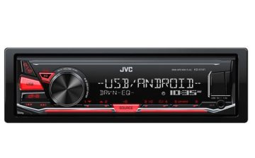 JVC KD-X141 Ricevitore multimediale per auto Nero