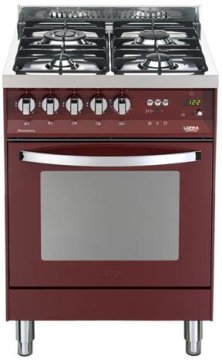 Lofra PR66GVT/C Cucina Electric,Natural gas Gas Borgogna