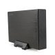 MS-Tech LU-37PS contenitore di unità di archiviazione Custodia per Disco Rigido (HDD) Nero 3.5