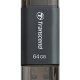 Transcend JetFlash Go 300 unità flash USB 64 GB USB Type-A / Lightning 3.2 Gen 1 (3.1 Gen 1) Nero 2