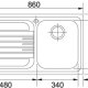 Franke Futuro FOX 611 DX Acciaio inox 3