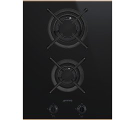 Smeg PV632CNR piano cottura Nero, Rame Da incasso Gas 2 Fornello(i)