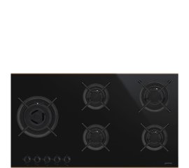 Smeg PV695LCNR piano cottura Nero, Rame Da incasso Gas 5 Fornello(i)