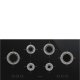 Smeg PVL6106CN piano cottura Nero, Titanio Da incasso Gas 6 Fornello(i) 2