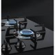 Smeg PVL664CN piano cottura Nero Da incasso Gas 4 Fornello(i) 7