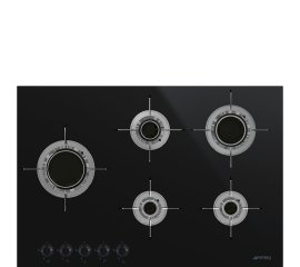 Smeg PVL675LCN piano cottura Nero Da incasso Gas 5 Fornello(i)
