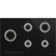 Smeg PVL675LCN piano cottura Nero Da incasso Gas 5 Fornello(i) 2