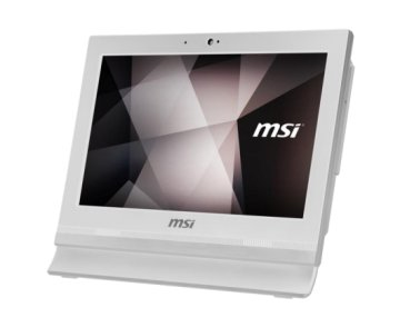 MSI Pro 16T 7M-005XEU Intel® Celeron® 3865U 39,6 cm (15.6") 1366 x 768 Pixel Touch screen PC All-in-one 4 GB DDR4-SDRAM 500 GB HDD FreeDOS Wi-Fi 5 (802.11ac) Bianco