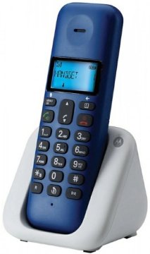 Motorola T301PLUSBL telefono Telefono DECT Identificatore di chiamata Blu