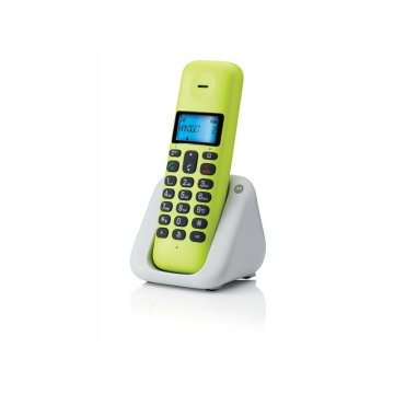 Motorola T301 Plus Telefono DECT Identificatore di chiamata Lime