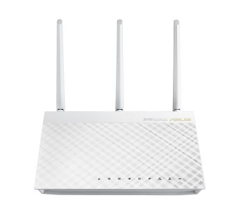 ASUS RT-AC66U router wireless Gigabit Ethernet Dual-band (2.4 GHz/5 GHz) Bianco