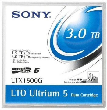 Sony LTX1500GN supporto di archiviazione di backup Nastro dati vuoto 1,5 TB LTO 1,27 cm
