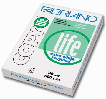 Fabriano Copy Life carta inkjet A4 (210x297 mm) 500 fogli Bianco