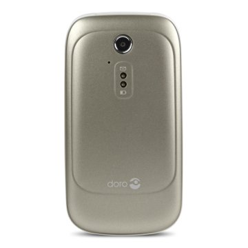 Doro 6520 7,11 cm (2.8") 108 g Champagne, Bianco Telefono cellulare basico