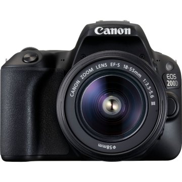 Canon EOS 200D + EF-S 18-55mm f/3.5-5.6 III Kit fotocamere SLR 24,2 MP CMOS 6000 x 4000 Pixel Nero