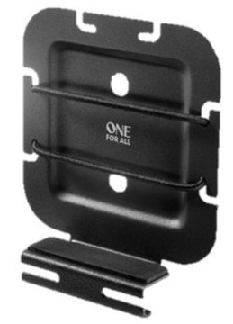 One For All SV7310 Supporto passivo Lettore multimediale digitale, HDD, Cuffie, Telecomando Nero