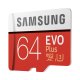 Samsung EVO Plus microSD Memory Card 64GB 3