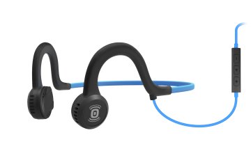 SHOKZ Sportz Titanium Auricolare Cablato A clip, A Padiglione Sport Micro-USB Nero, Blu