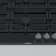 Bosch Serie 8 PRS9A6D70D piano cottura Nero, Acciaio inox Da incasso Gas 5 Fornello(i) 4