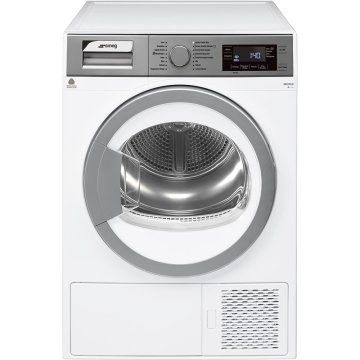 Smeg DHT37PLIT asciugatrice Libera installazione Caricamento frontale 7 kg A+++ Argento, Bianco