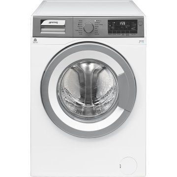 Smeg WHT72PEIT lavatrice Caricamento frontale 7 kg 1200 Giri/min Argento, Bianco