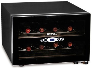 Howell HO.CV080 cantina vino Libera installazione Nero 8 bottiglia/bottiglie