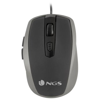 NGS Tick Argento mouse Ufficio Mano destra USB tipo A Ottico 1600 DPI
