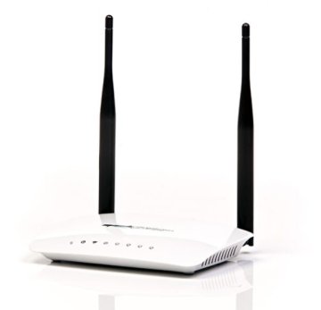 Mach Power WL-R300N-019 router wireless Fast Ethernet Banda singola (2.4 GHz) Nero, Bianco