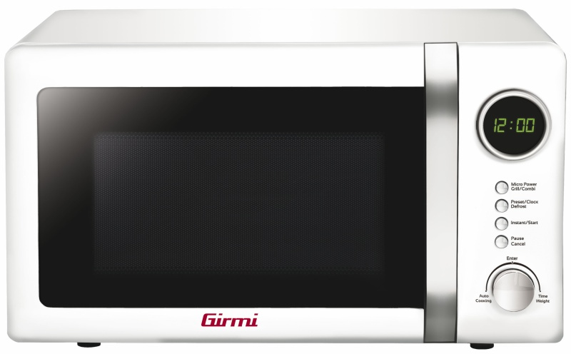 FM20 - Girmi FM20 Superficie piana Microonde con grill 20 L 700 W Argento,  Bianco - Forno microonde - Cottura cibi - Negozi Elettronica Roma -  Radionovelli