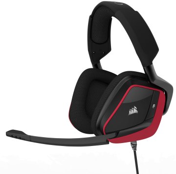 Corsair VOID PRO Surround Premium Auricolare Cablato A Padiglione Giocare Rosso