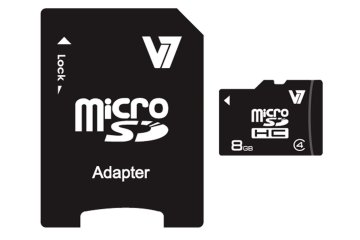 V7 Micro SDHC 8GB Classe 4 + Adattatore SD