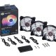 Cooler Master MasterFan Pro 120 Air Balance RGB Case per computer Ventilatore Nero, Trasparente 8
