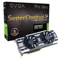 EVGA 08G-P4-6583-KR scheda video NVIDIA GeForce GTX 1080 8 GB GDDR5X