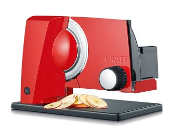 Graef S 11003 affettatrice Elettrico 170 W Rosso Alluminio