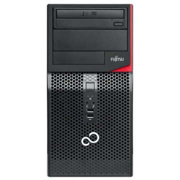 Fujitsu ESPRIMO P556/E85+ Intel® Core™ i3 i3-6100 4 GB DDR4-SDRAM 500 GB HDD FreeDOS Micro Tower PC Nero, Rosso