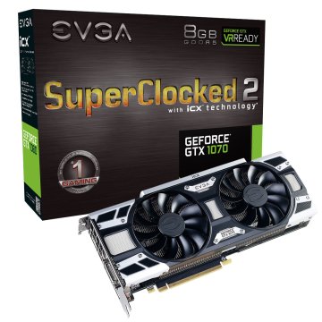 EVGA 08G-P4-6573-KR scheda video NVIDIA GeForce GTX 1070 8 GB GDDR5