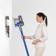 Dyson V6 Fluffy Aspirapolvere a bastone 2 in 1 Batteria Secco HEPA, Filtro igienico Senza sacchetto 0,4 L 100 W Blu, Nichel 4