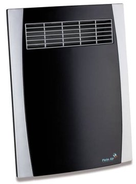 Kemper Group TV-SDBN stufetta elettrica Nero, Argento 2000 W Riscaldatore ambiente elettrico con ventilatore